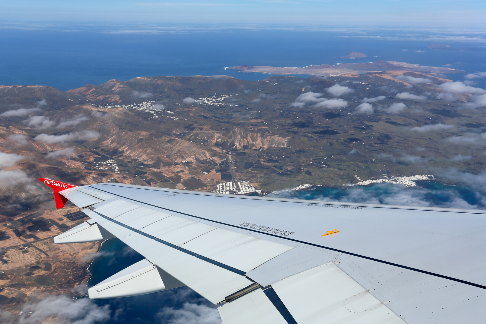 take off in Arrecife Lanzarote