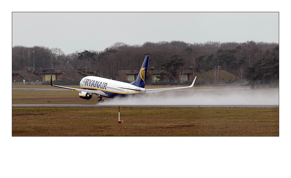 Take-Off in Rain