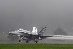 take off in the mist