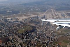 Take off vom Flughafen Zürich ...