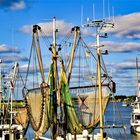 Takelage im Hafen Greetsiel