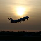 Takeoff at Sunset