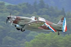 takeoff einer Morane-Saulnier MS.406 ...