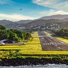 takeoff in St. Lucia