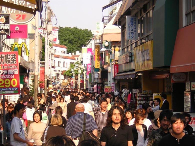 Takeshita street in Harajuku