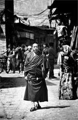 taking a stroll near Bodhnath