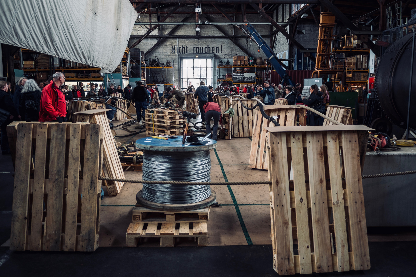 Takler arbeiten für die Peking Hafenmuseum Hamburg