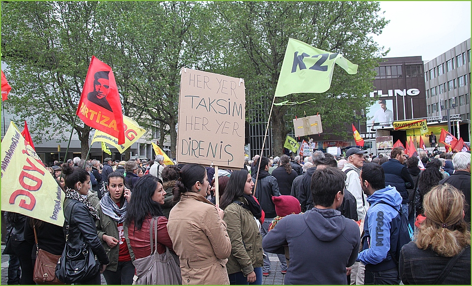 Taksim ist überall Stuttgart Modemo Plakat 3.06.13 K21