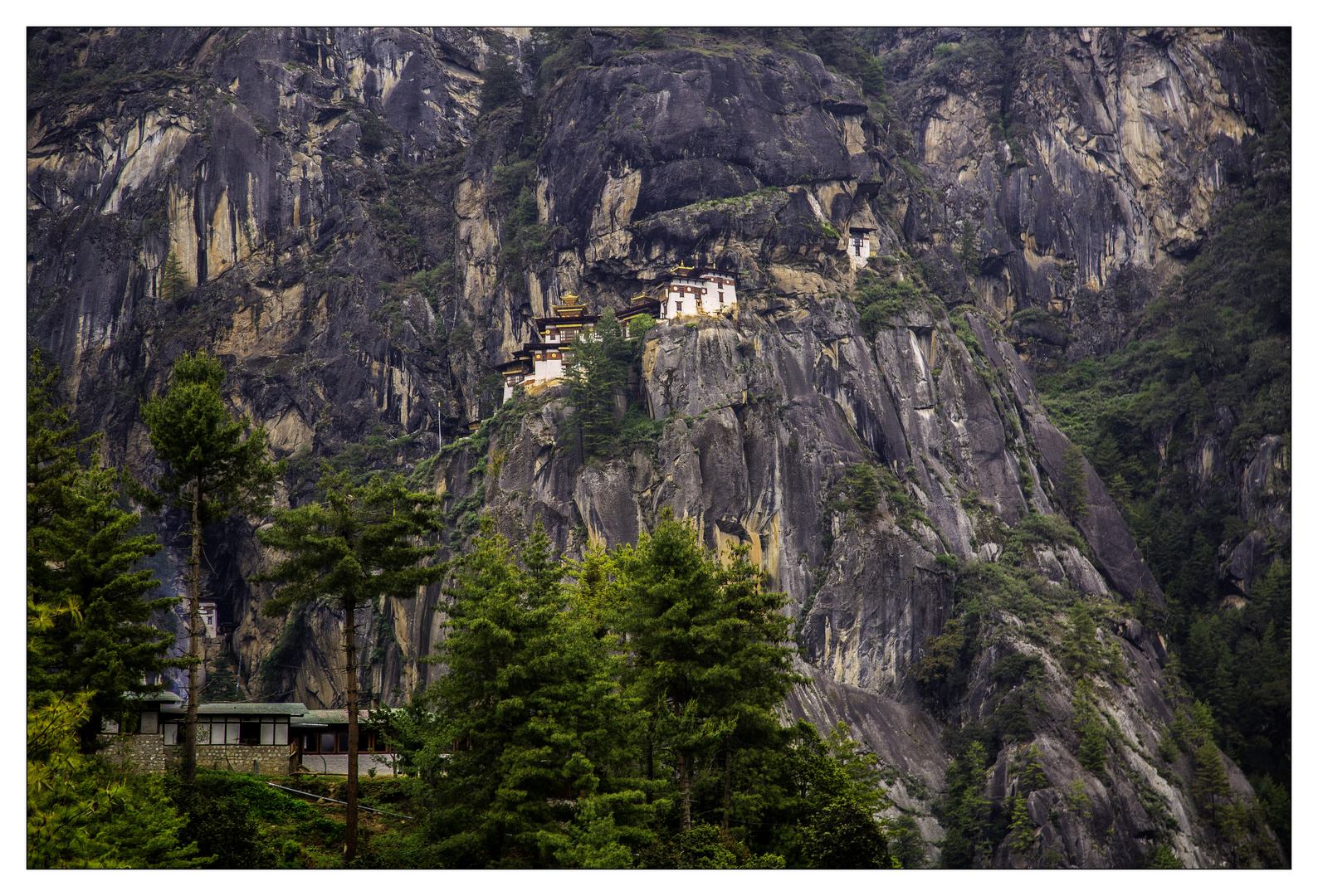 Taktsang Monastery also known as Tiger's Nest in Bhutan