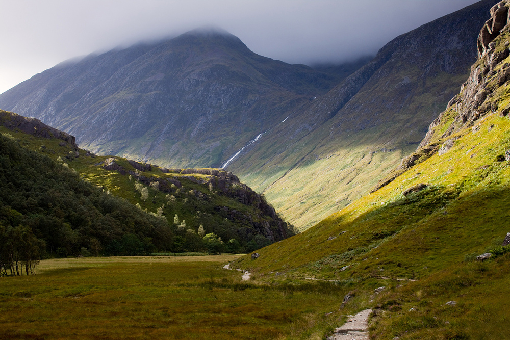 Tal im Ben-Nevis-Massiv