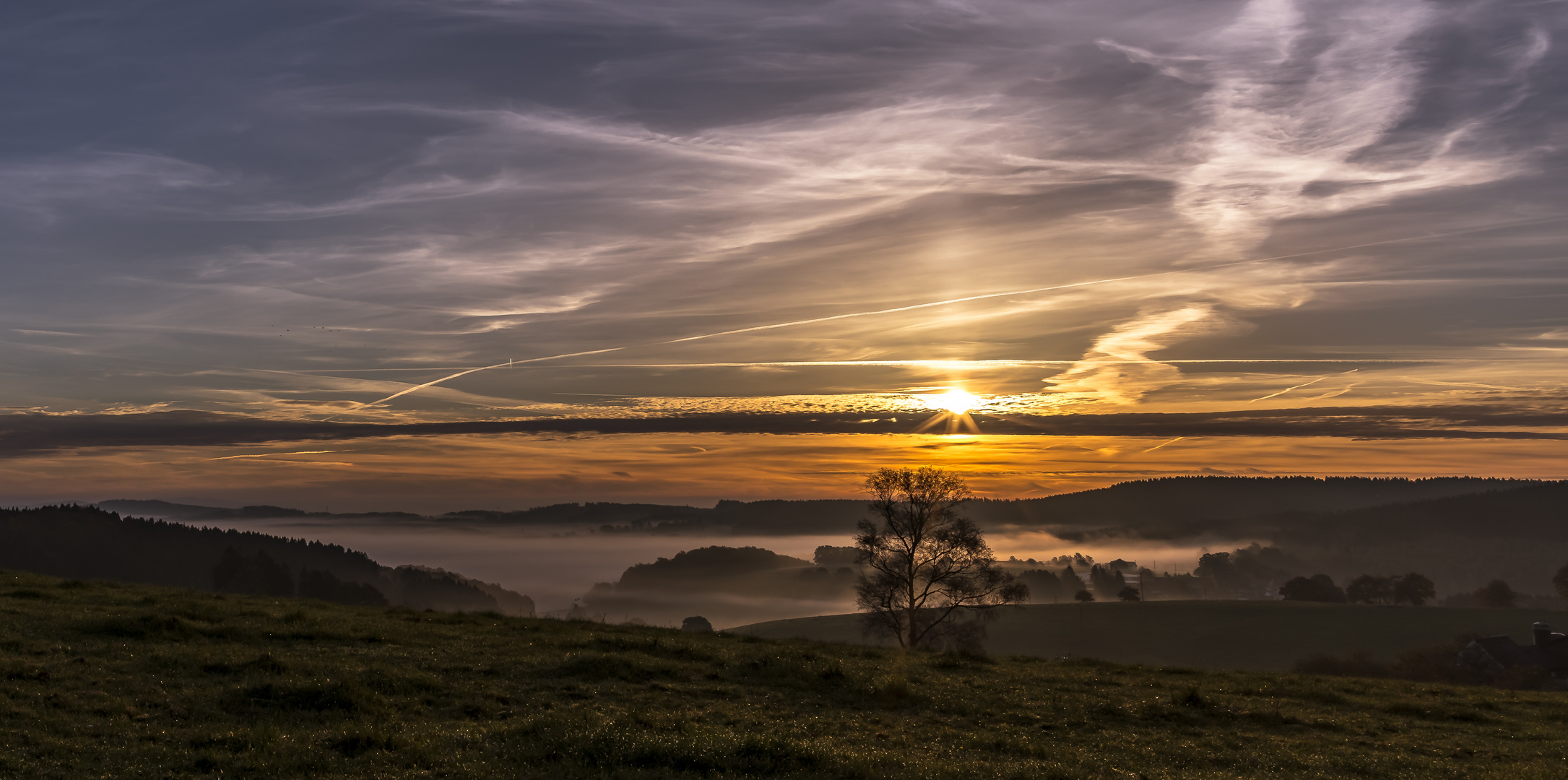 Tal im Nebel