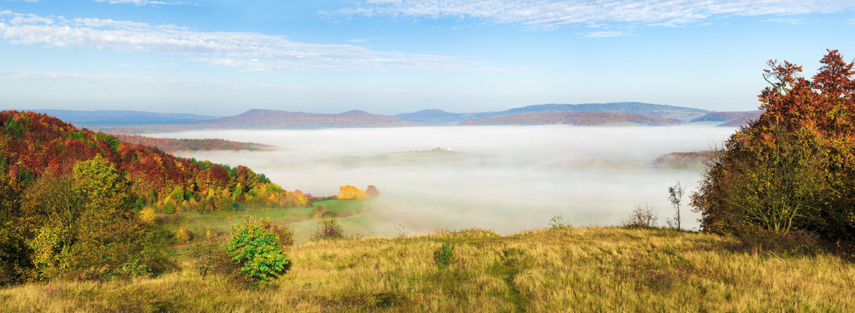 Tal im Nebel