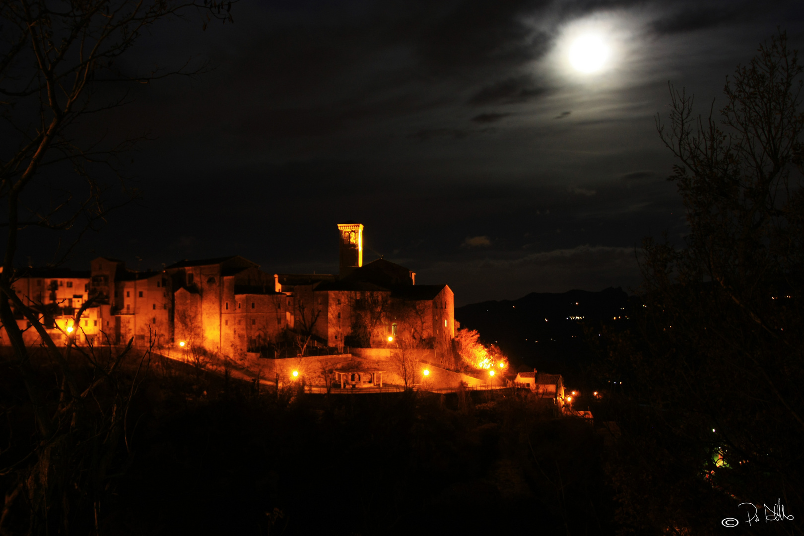 Talamello by Night