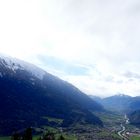 Talblick Mösern Richtung Tiroler Oberland