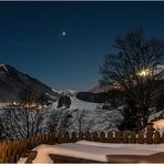 Talblick übern Gartenzaun.,,,,,,