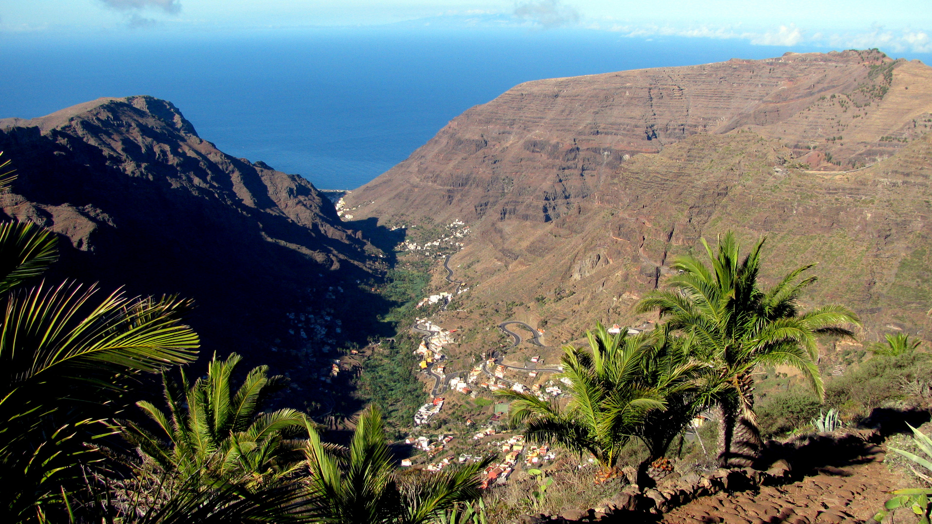 Talblick Valle Gran Rey - La Gomera