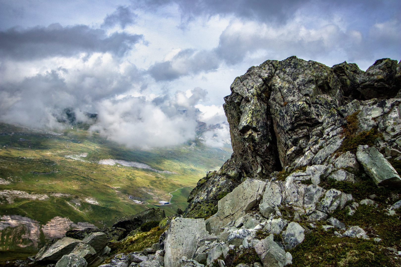 Talblick vom Grap sogn Gion 