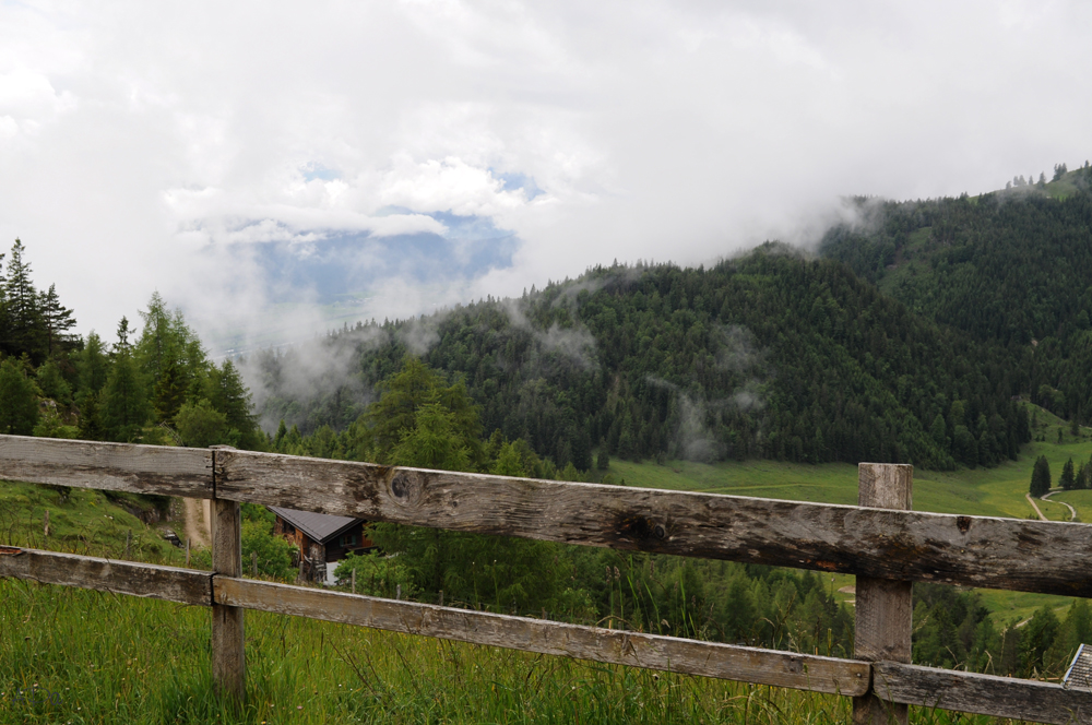 Talblick von der Almhütte