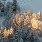 Talfahrt von der Kanzelwand nach einem traumhaften Skitag im Kleinwalsertal