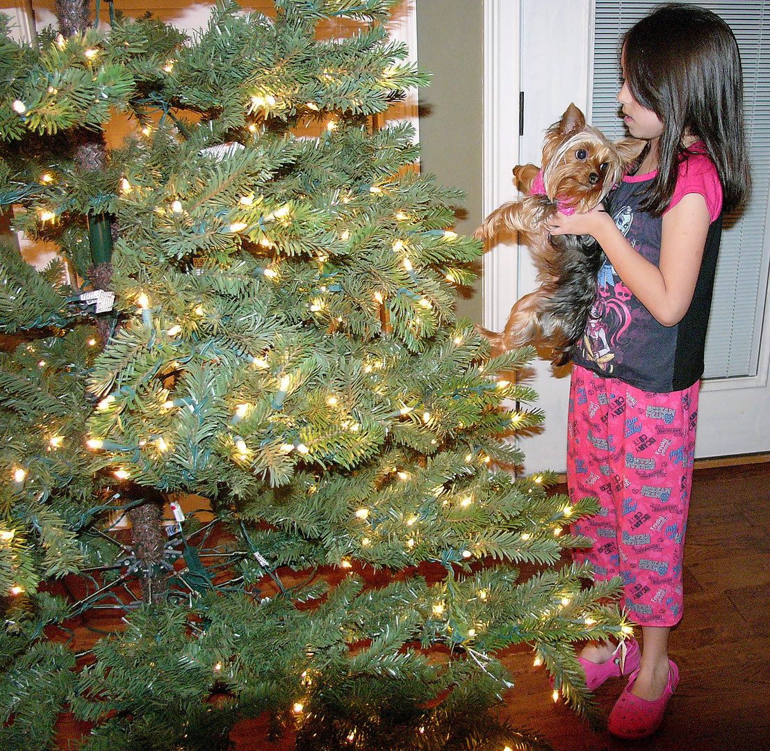 Talia y mascota