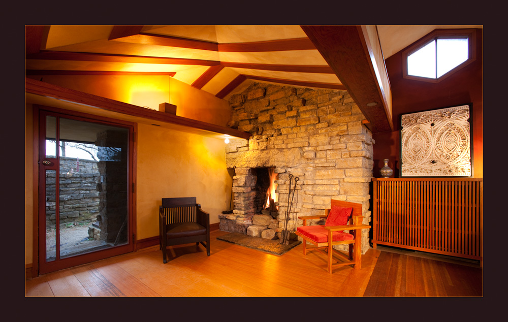 Taliesin Studio Fireplace 2