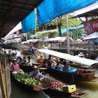 Taling chan - Wassermarkt in Bankok