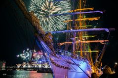 Tall Ships Race Aalborg Abschlussfeuerwerk