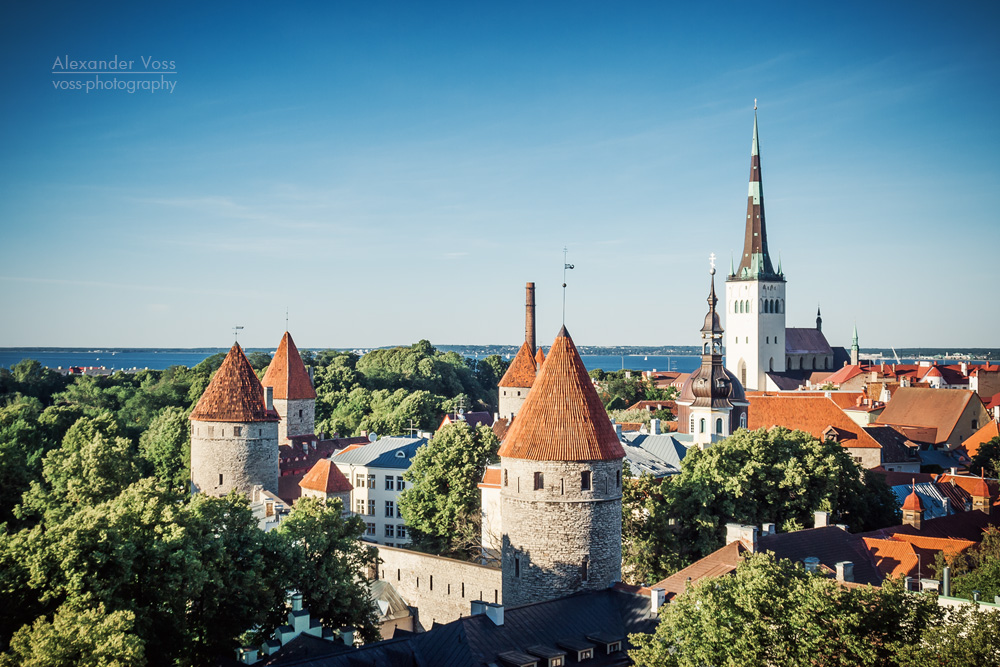 Tallinn - Altstadt-Skyline