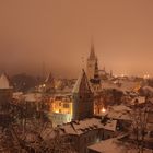 Tallinn at night.