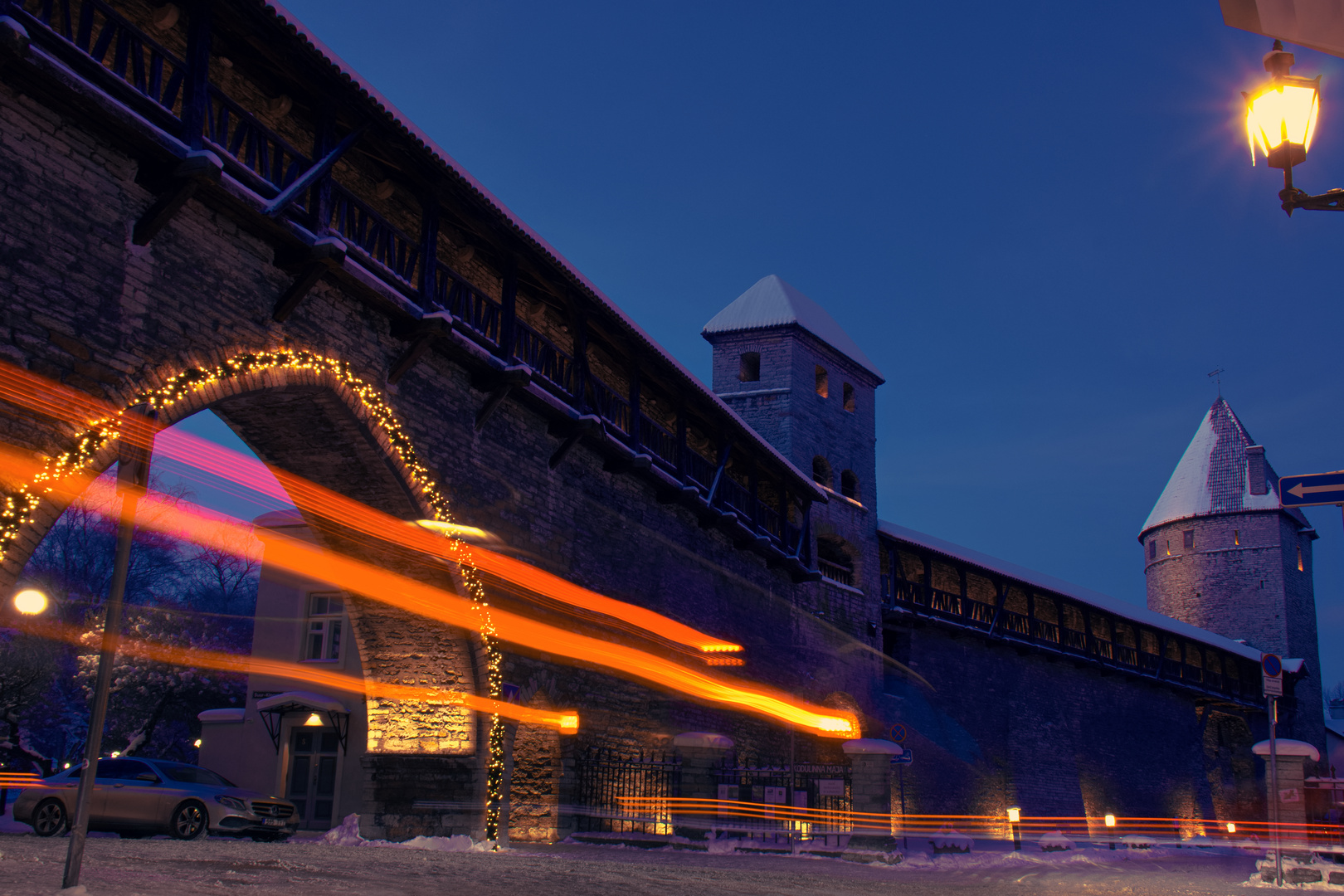 Tallinn bei Nacht