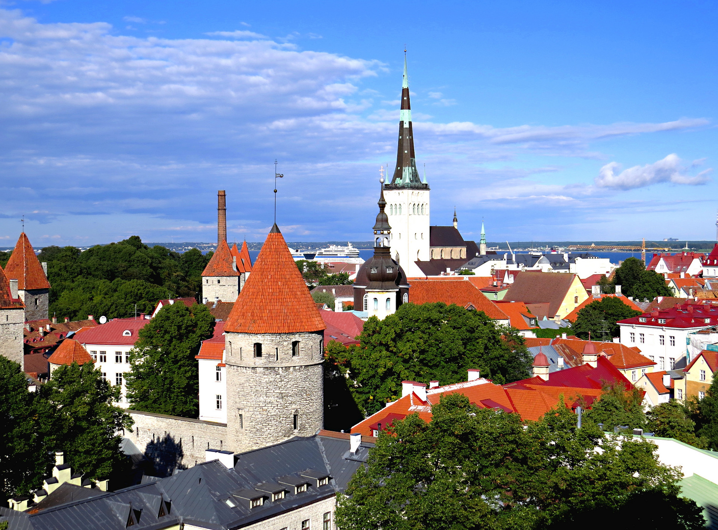 Tallinn (Estonia) View from Toompea