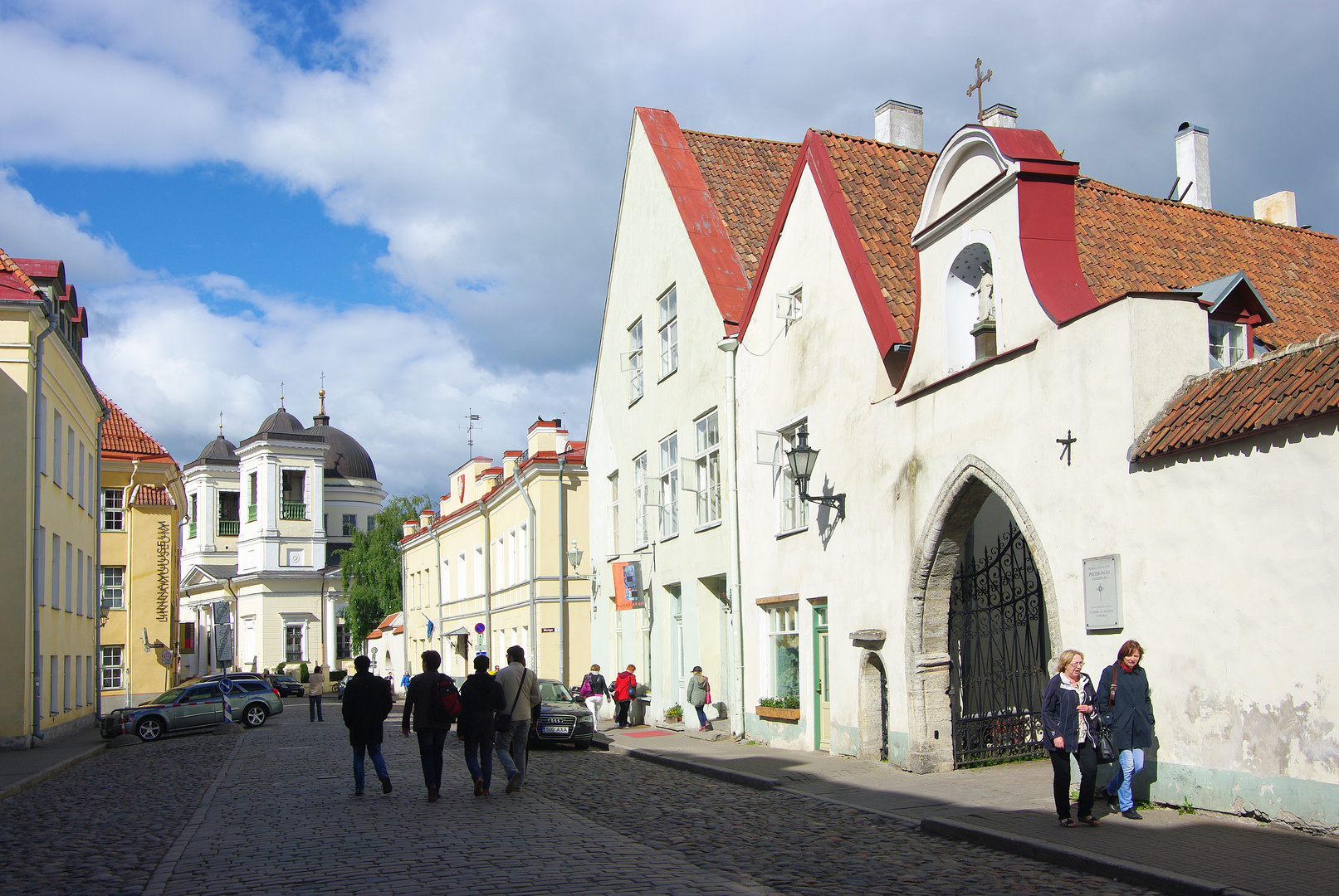 Tallinn - in der Straße "Vene"