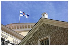 Tallinn Innenstadt mit Flagge