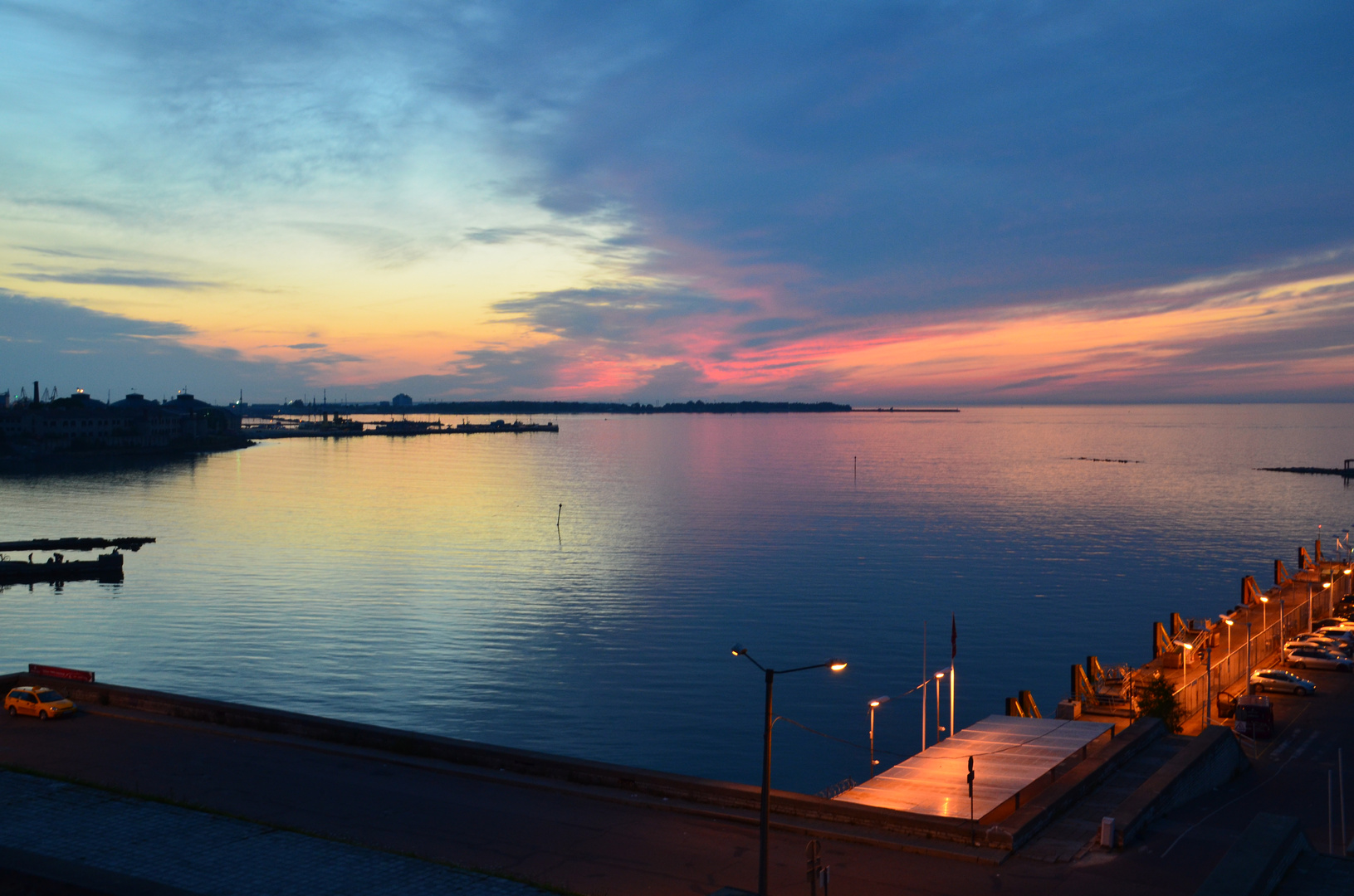 Tallinn - Sonnenuntergang über der Ostsee (Juli 2013)