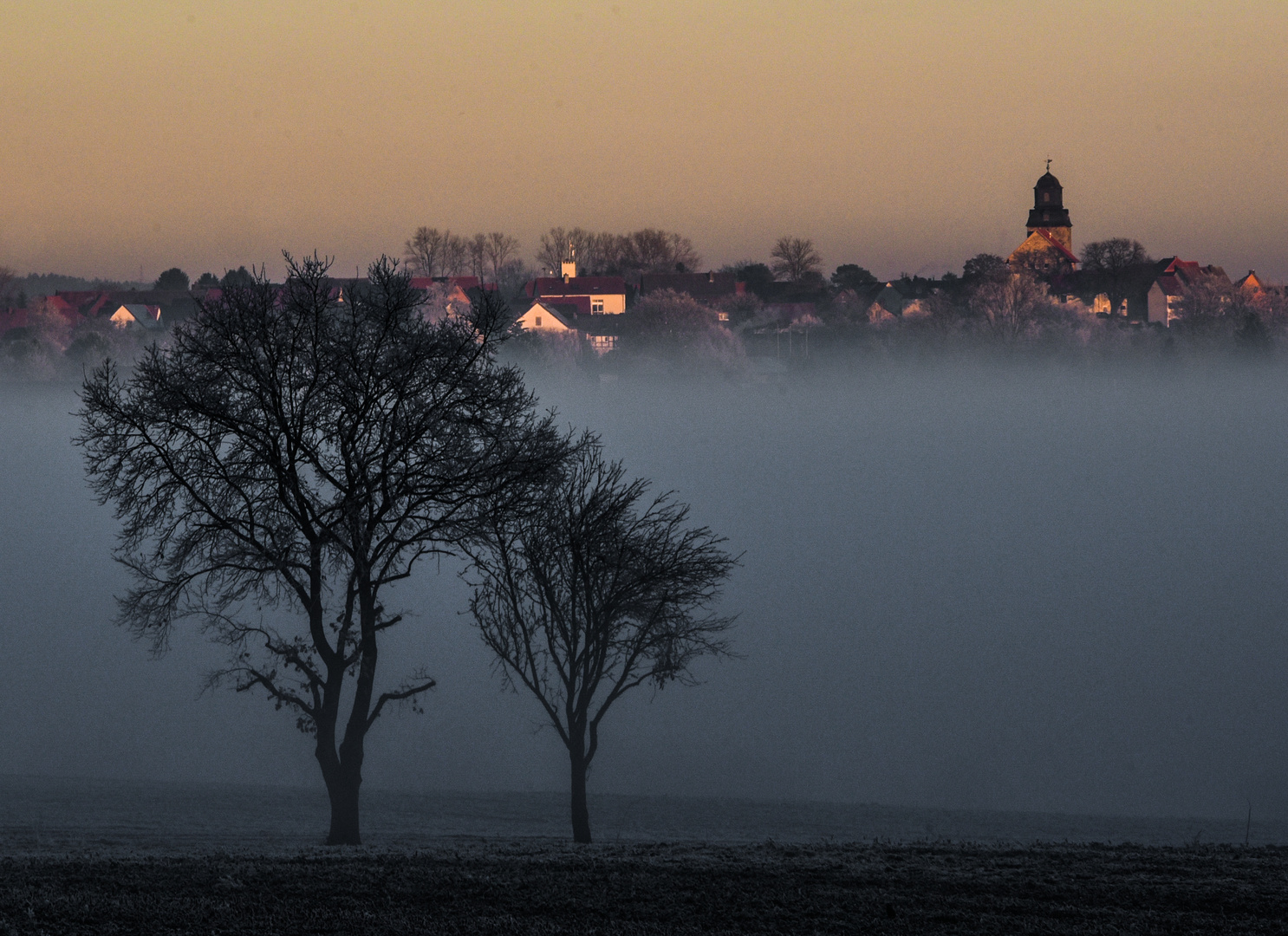 Talnebel bei Hohenkirchen