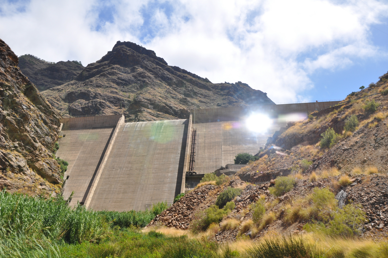 Talsperre auf Gran Canaria