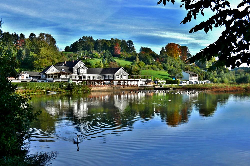 Talsperre Diepental in Leichlingen (Rheinland)