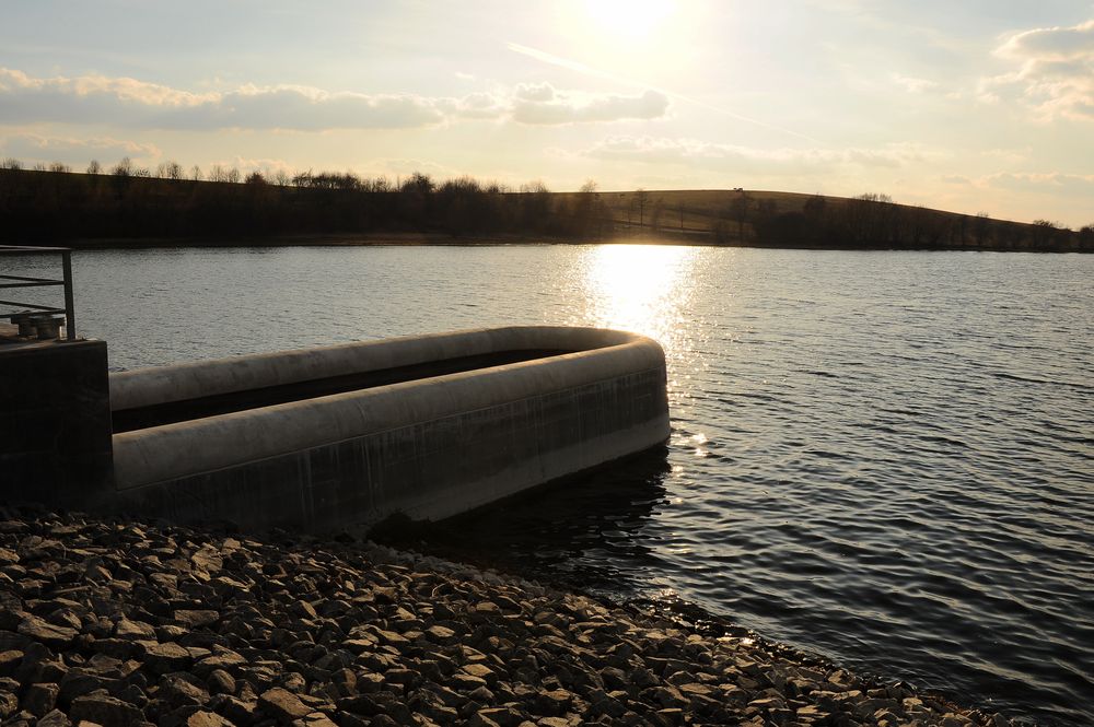 Talsperre Döllnitzsee - Überlauf.