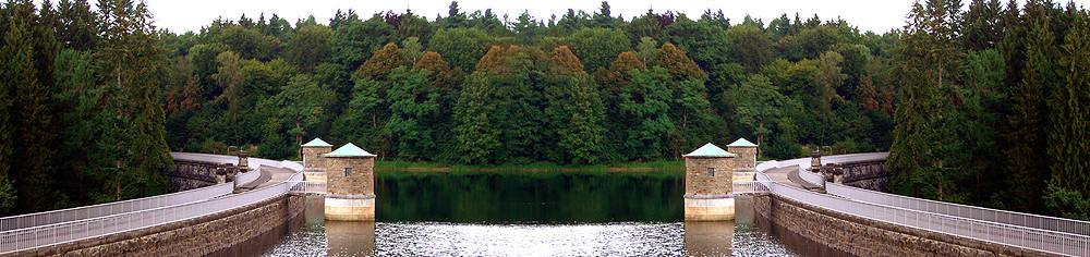 Talsperre für Fußfaule