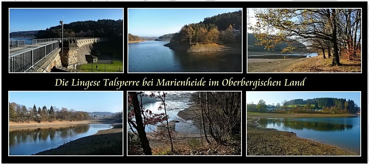 Talsperre im Spätherbst