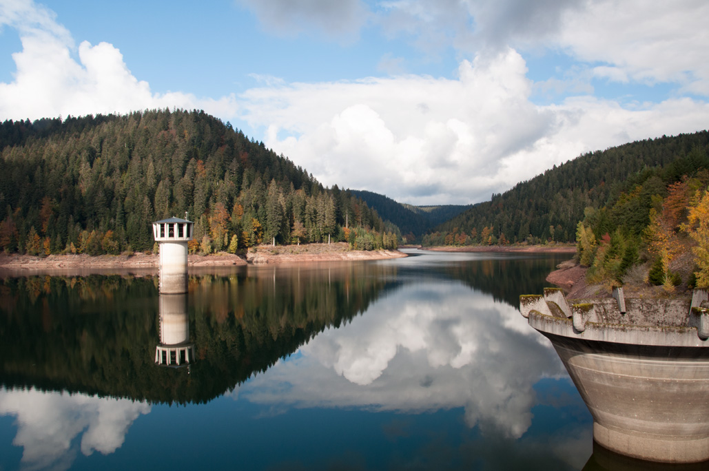 Talsperre Kleine Kinzig nahe Lossburg (Schwarzwald)