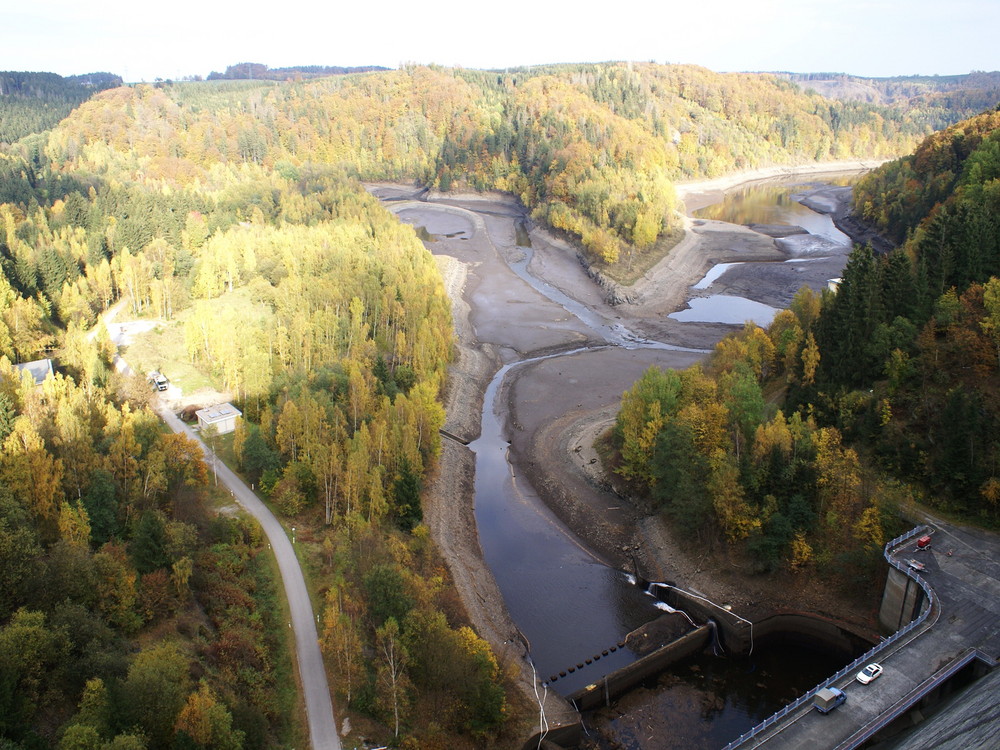 Talsperre Wendefurth (ohne Wasser )