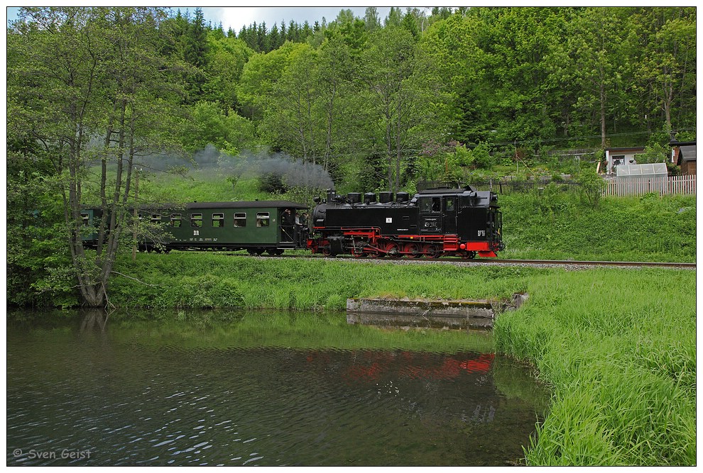 Talwärts am Teich