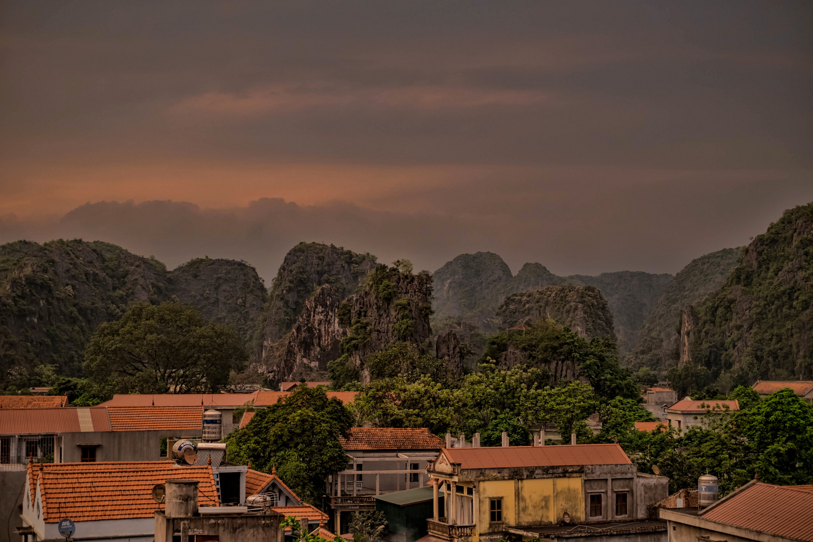 Tam Coc in mystischer Stimmung