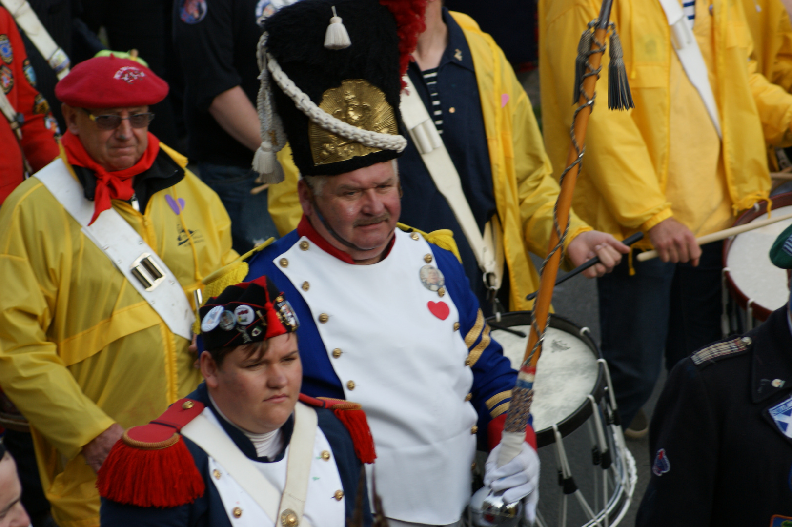 tambour major carnaval bergues 2014