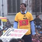 Tamil protestors in London