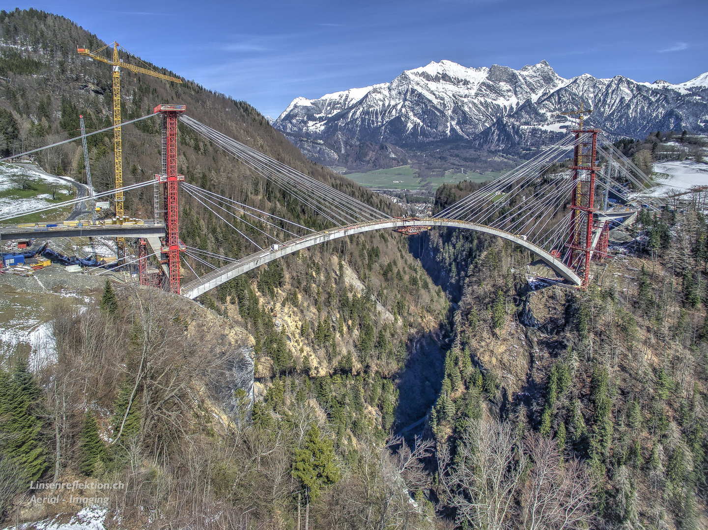 Taminabrücke bei Valens (Bad Ragaz) zum Zweiten