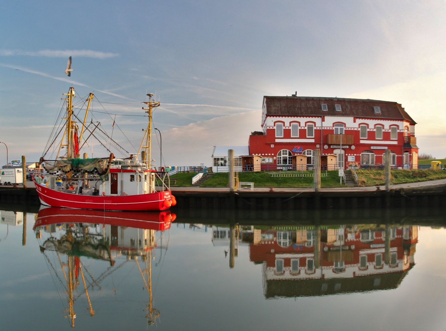 Tammensieler Hafen auf Pellworm