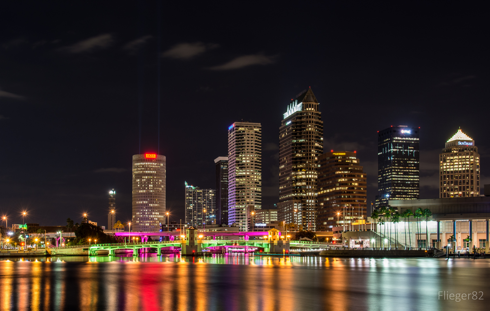 Tampa Skyline at night