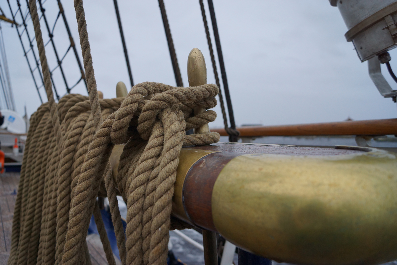 Tampen auf der Gorch Fock